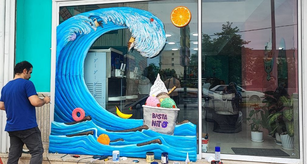 دکور صحنه با ماکتهای پاپیه ماشه شادیکادکور