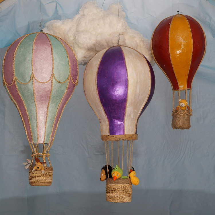 بالن سه بعدی دست ساز پاپیه ماشه 70سانتی متری BA102 - اجاره و خرید