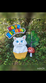 Custom 3D Maquette Papier Mache 70 سانتی Cat کاپ کیکی for decoration