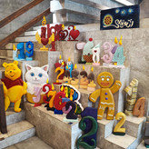 ماکت یونولیتی کارتونی عدد یک 25 سانتی طرح اعداد