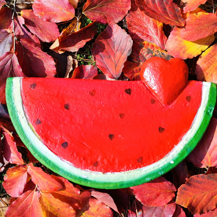 ماکت یونولیتی هندوانه برای شب یلدا به قطر 30 سانتی متر