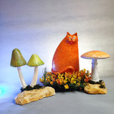 ماکت قارچ از نمای بالا